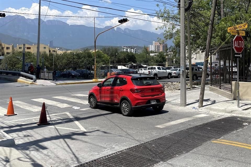 La modificación la realizó el Municipio de Monterrey como parte de los trabajos del corredor verde y la ciclovía.
