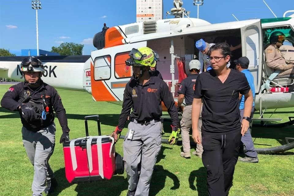 El órgano llegó proveniente de Nayarit al Aeropuerto Internacional Mariano Escobedo, alrededor de las 16:00 horas.