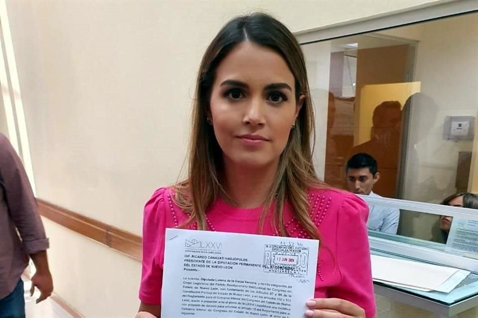 Lorena de la Garza, Diputade del PRI.