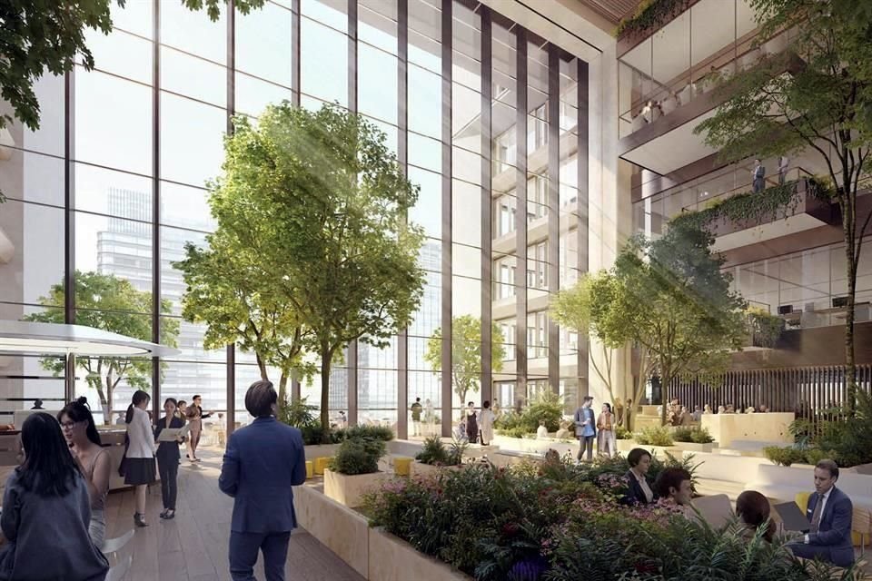 La vegetación, la ventilación y la luz natural son las piedras angulares del diseño de la torre.