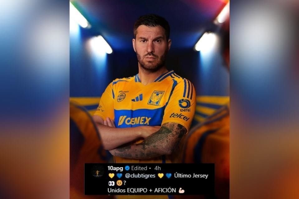 André-pierre Gignac dejó entrever que podría ser su último año con Tigres.