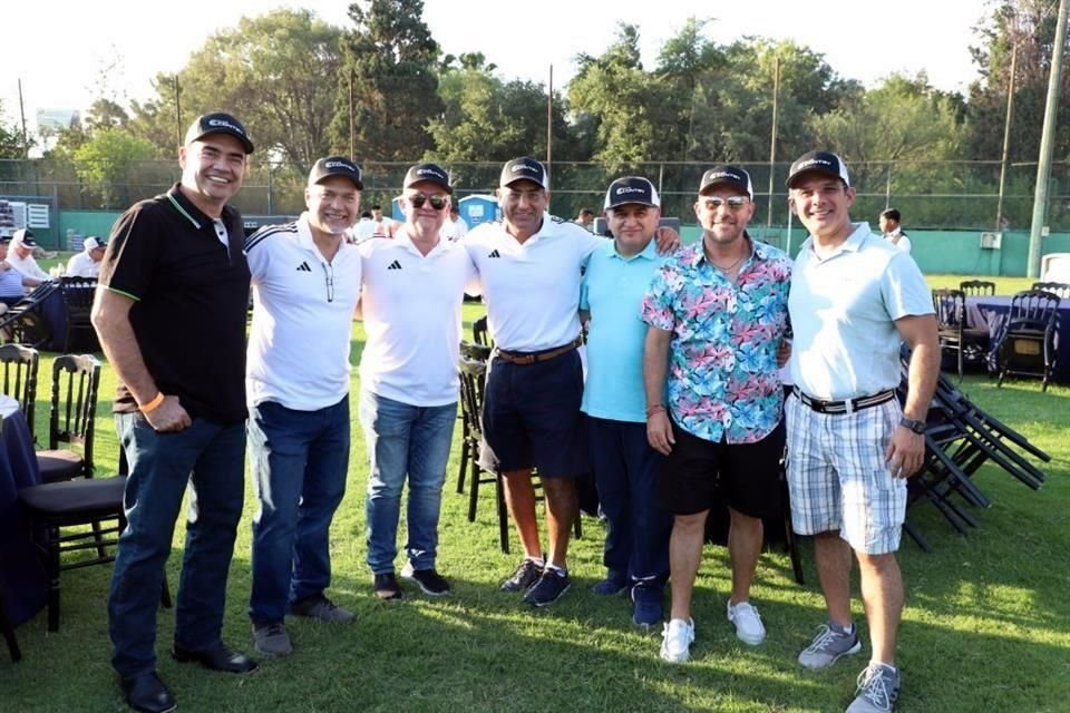 Alberto Tamez, Alfredo García, Rafael López, Ramiro Guerra, Alfredo Argüelles, Sergio Villanueva y Francisco Arizpe