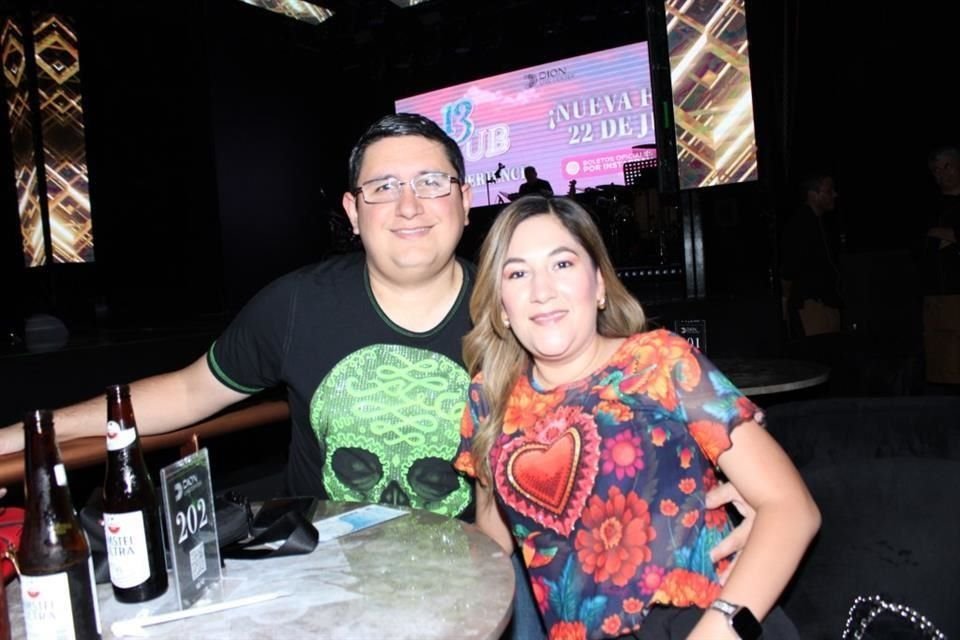 Óscar Garza y Laura Valadez