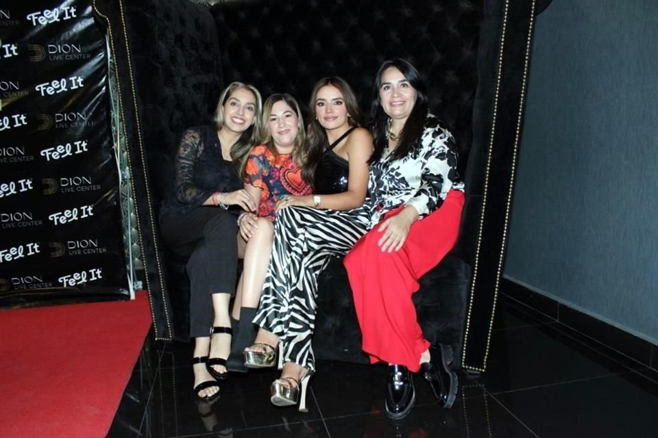 Mónica Chávez, Laura Valadez, Michelle Zaldívar y Patricia Zaldívar