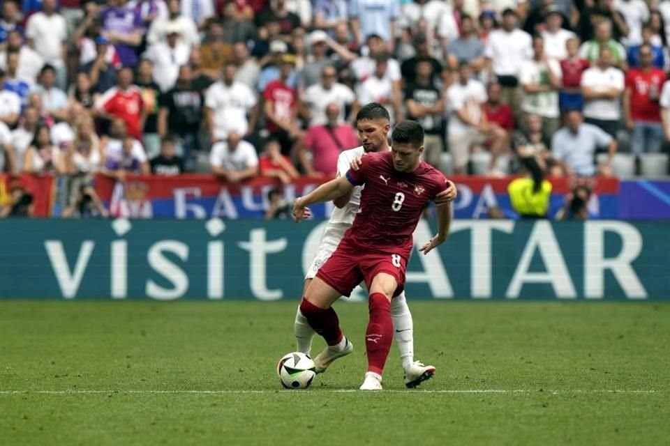 Luka Jovic fue el encargado de poner el gol de la igualada.