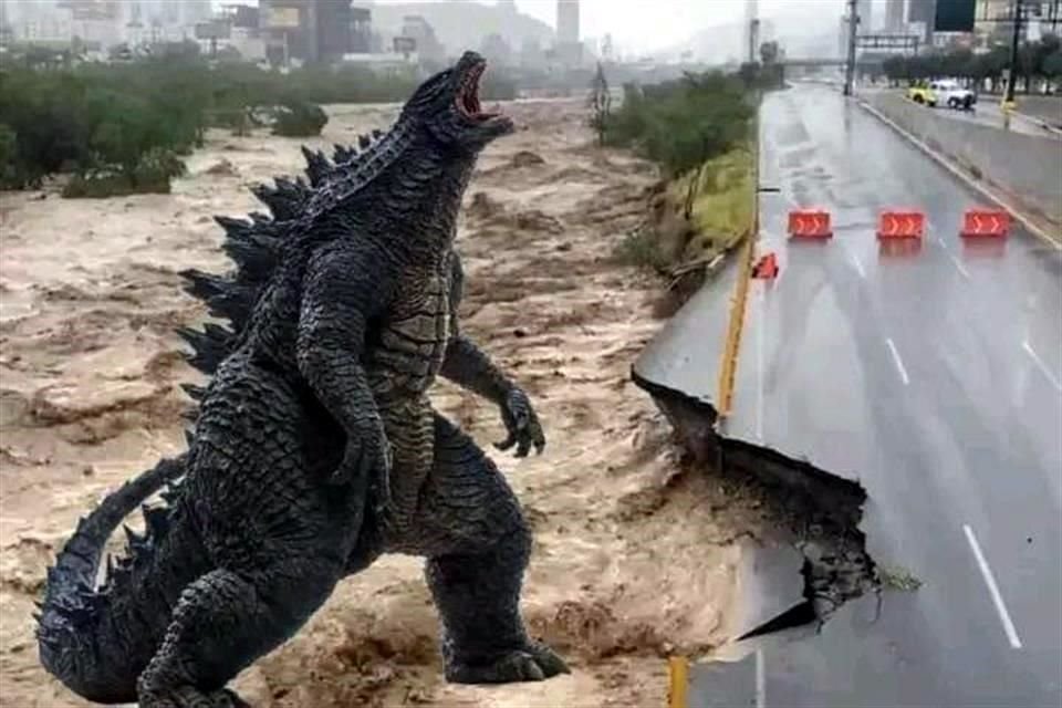 El paso de la tormenta 'Alberto' por NL además de lluvia trajo consigo una ola de memes.