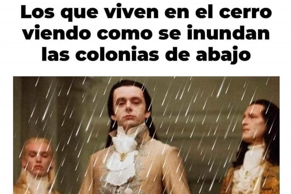 El paso de la tormenta 'Alberto' por NL además de lluvia trajo consigo una ola de memes.