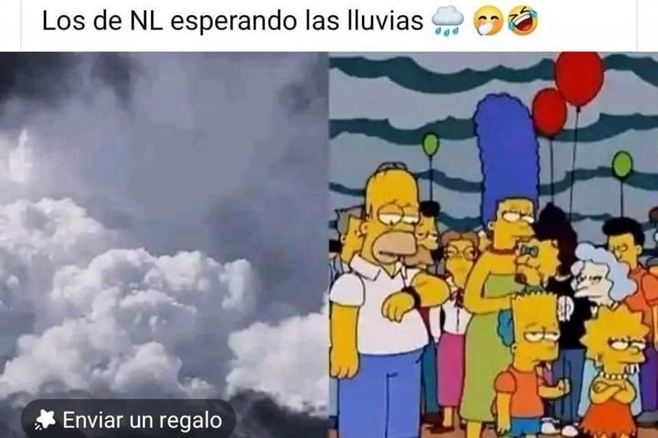 El paso de la tormenta 'Alberto' por NL además de lluvia trajo consigo una ola de memes.