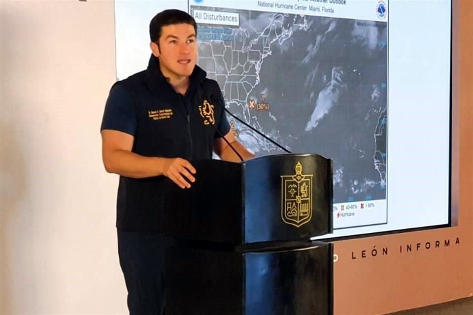 Samuel García, Gobernador de Nuevo León. 