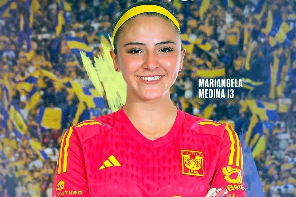 La portera Mariangela Medina dejó a Tigres Femenil y partirá a Estados Unidos para estudiar en la UCLA.