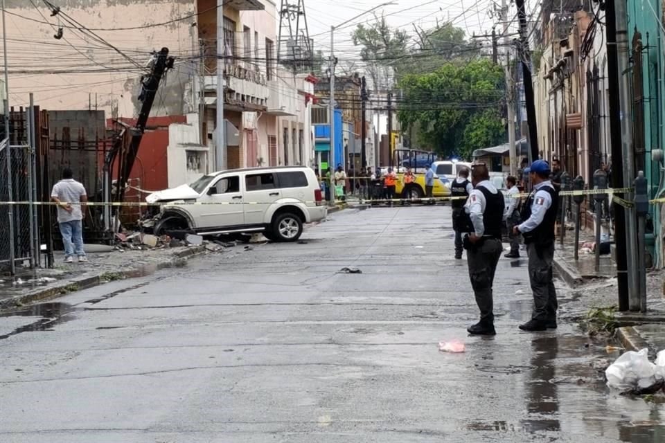 Fue alrededor de las 12:40 horas cuando se reportaron los hechos en la calle Rayón, entre 5 de Mayo y 15 de Mayo.