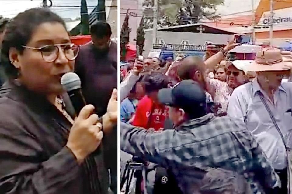 Lenia Batres fue increpada por trabajadores del PJF cuando participaba en foro en Alcaldía Iztacalco para hablar de la reforma constitucional.
