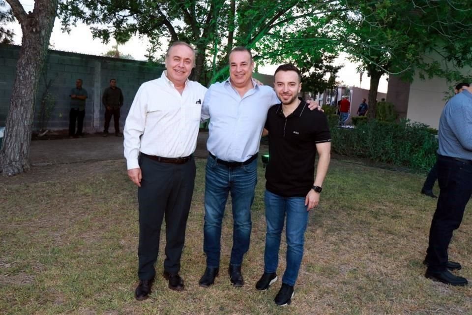 Héctor Morales, Jorge de León y Gerardo García