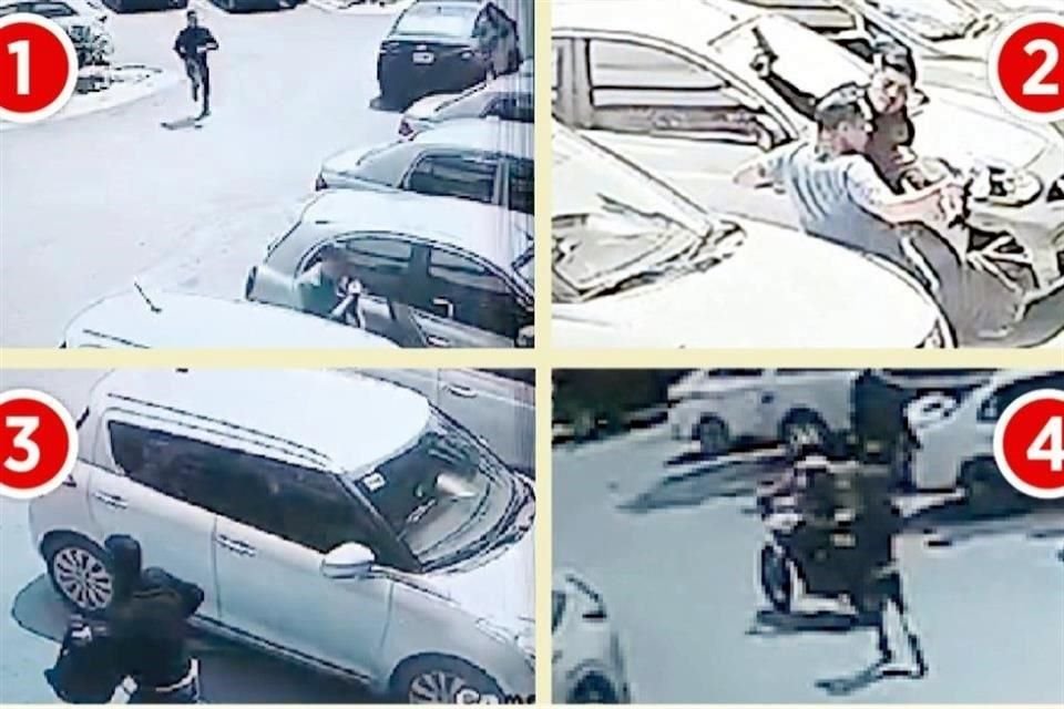 Jesús Ricardo, de 59 años, salió del BBVA donde según afirmaron agentes y policías, había retirado 2 millones de pesos, que llevaba en una mochila.