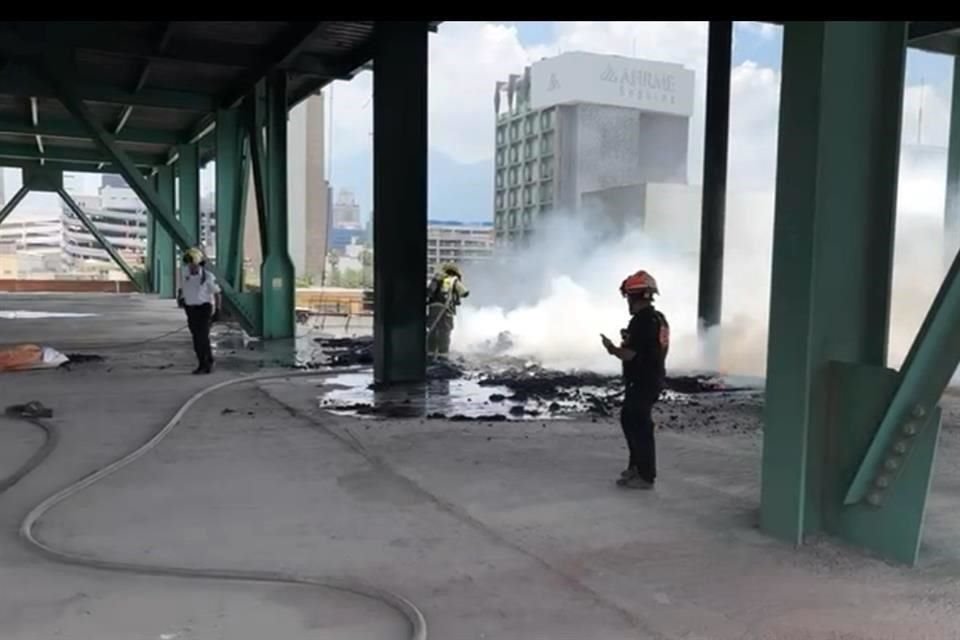 Fue alrededor de las 12:00 horas cuando se reportaron los hechos, en Cuauhtémoc, entre Hidalgo y Padre Mier.