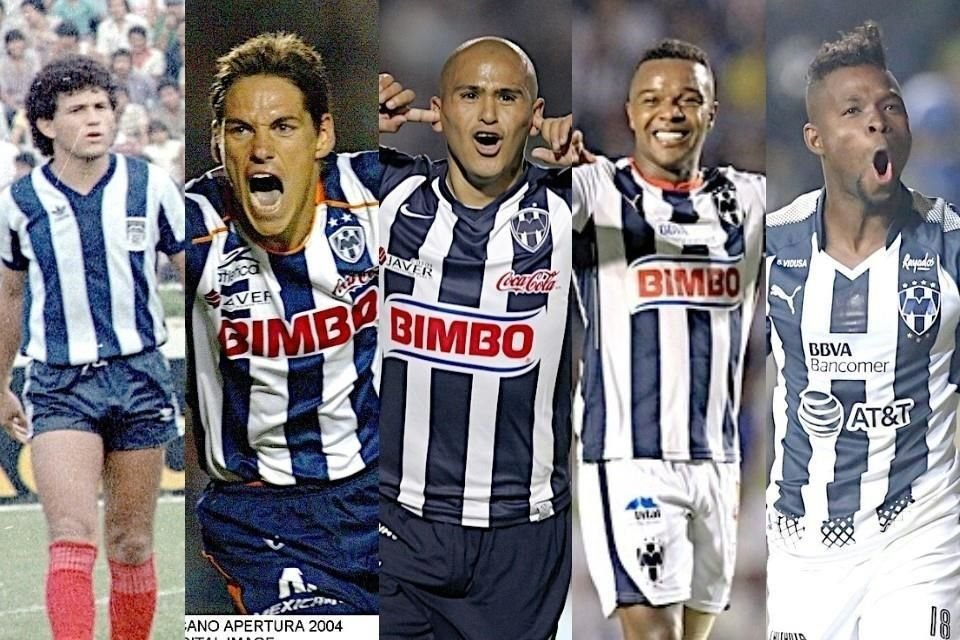 Los goleadores en la historia del Monterrey.