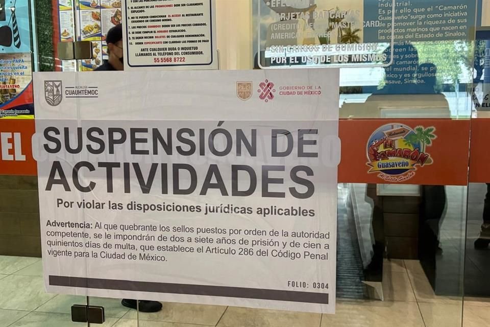 Los bares suspendidos se ubican en Álvaro Obregón y Magdalena Contreras