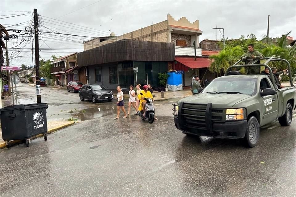 Hasta el momento, las autoridades reportan saldo blanco en Quintana Roo.