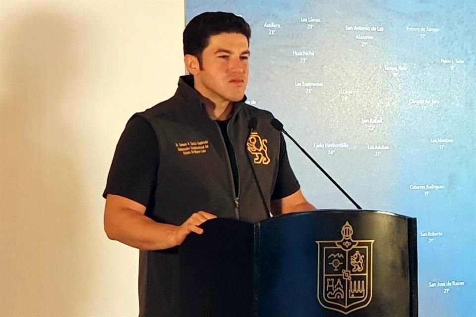 Samuel García, Gobernador de Nuevo León.