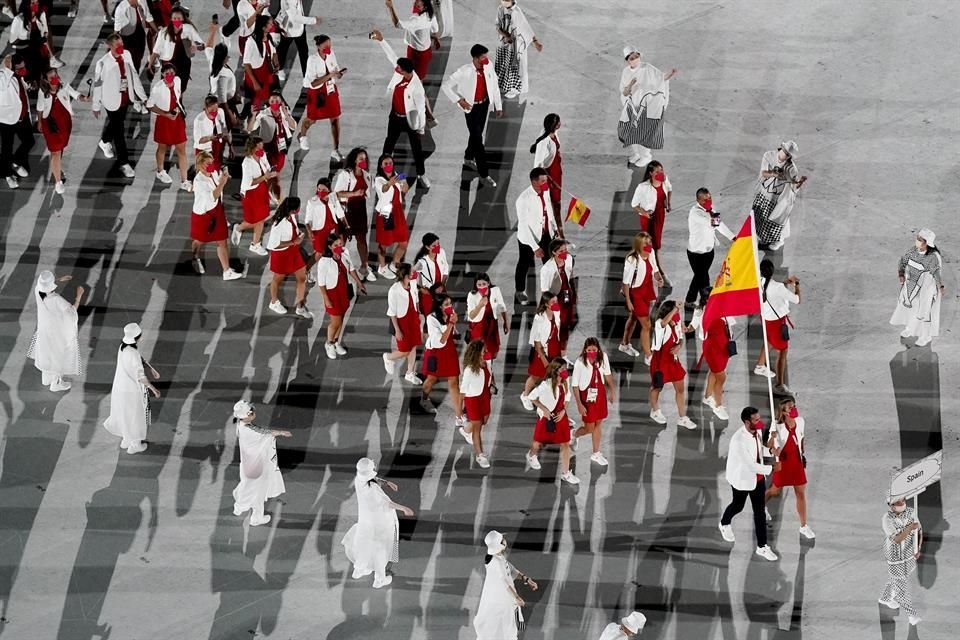 La delegación de España.