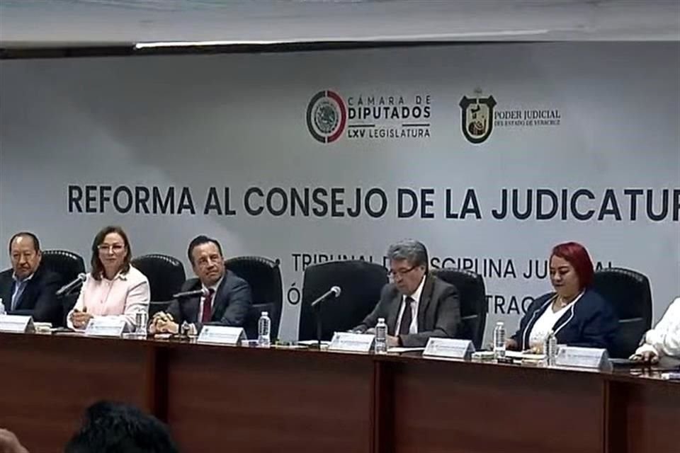 El quinto foro sobre la reforma judicial se llevó a cabo en la sede del Poder Judicial de Veracruz.