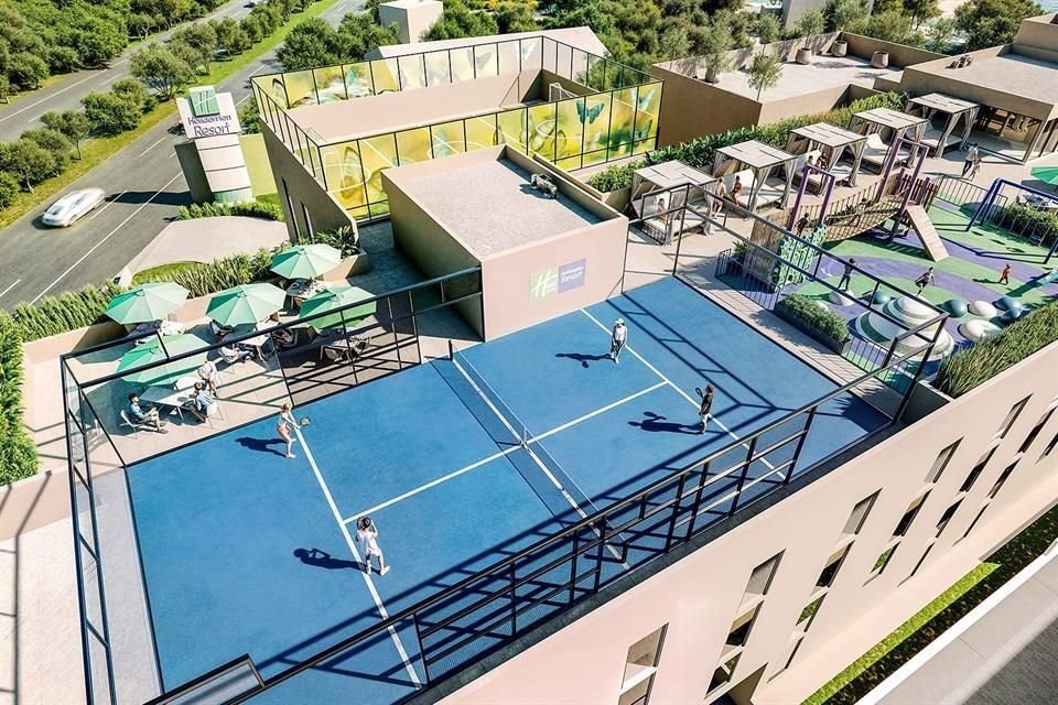 Cancha de Padel.