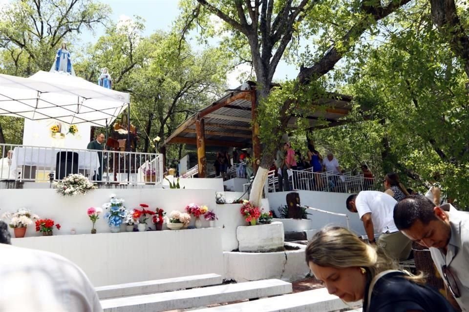 Estar en medio de la naturaleza hace que las personas sientan una mayor tranquilidad en el oratorio.
