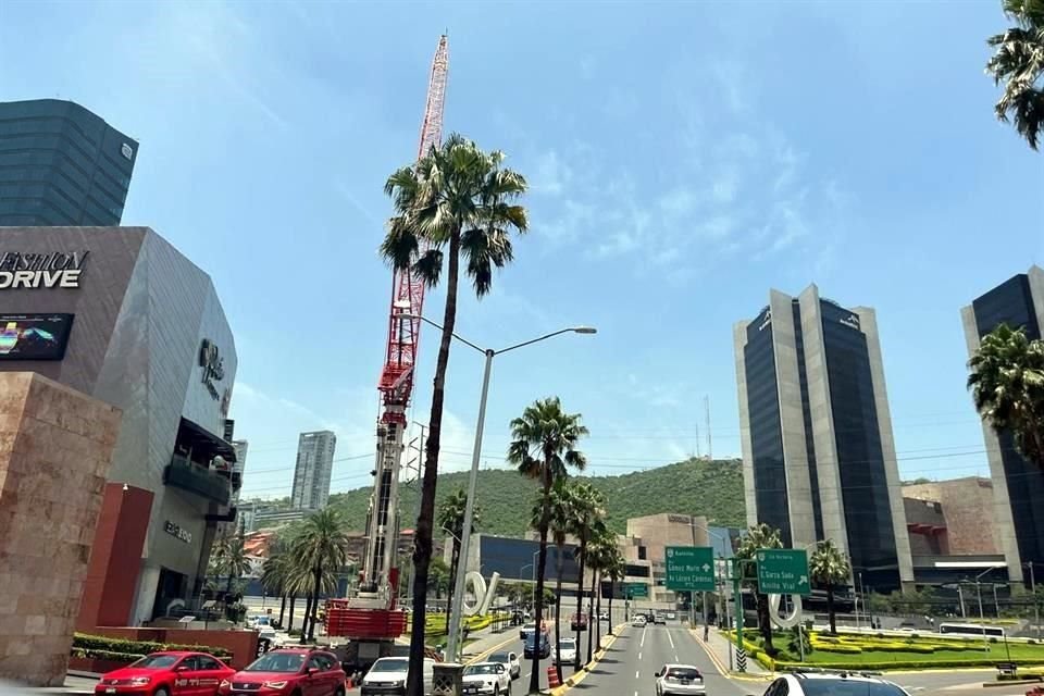 La fila de vehículos avanza a vuelta de rueda desde la Avenida Vasconcelos.