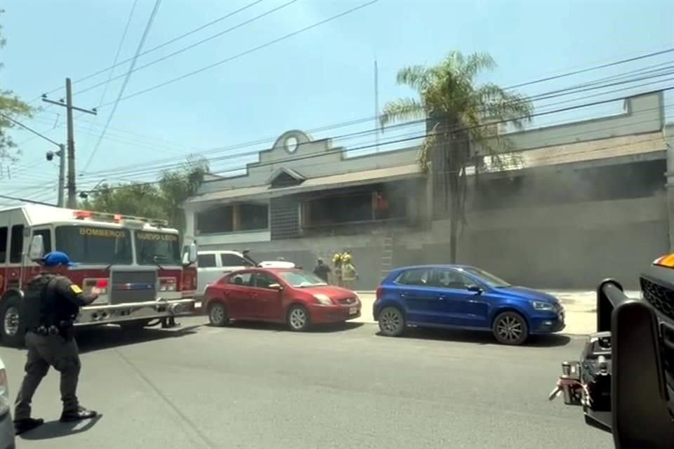 Cerca de las 12:00 horas de este martes fue reportado el siniestro.