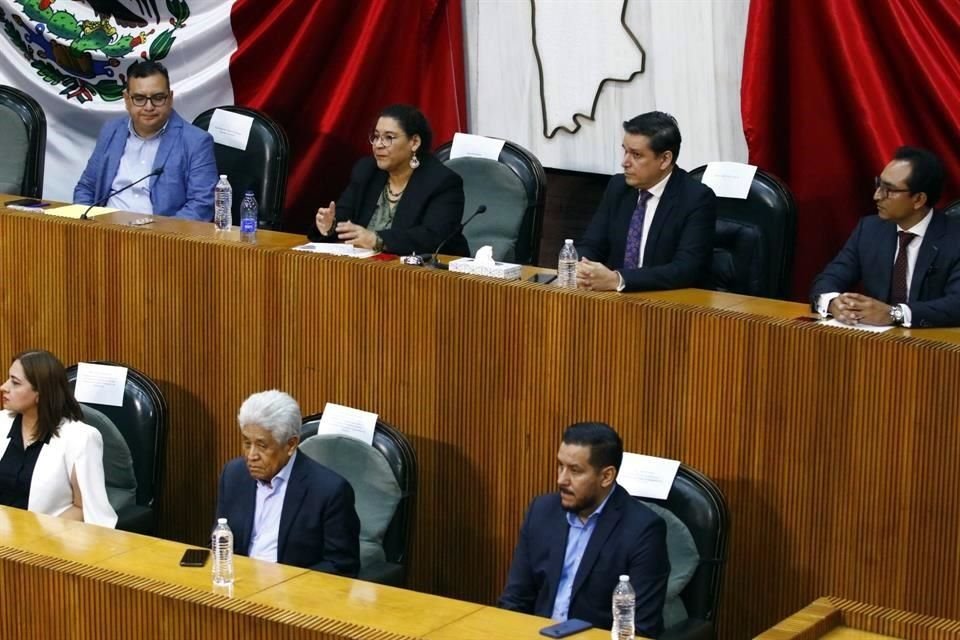 La Ministra Lenia Batres estuvo presente en un evento en el Congreso local.