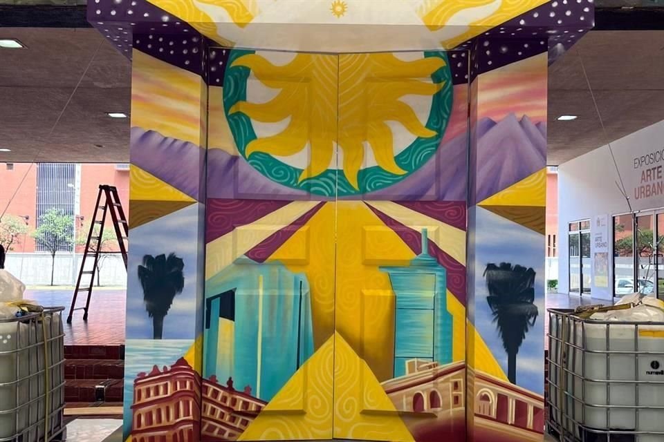 La primera de las siete esculturas del proyecto 'Las Puertas de Monterrey', que promueve el Municipio, se inaugura hoy.
