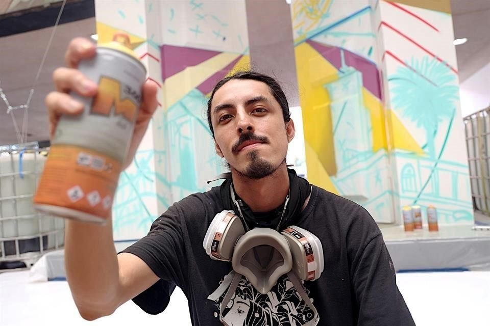 La obra es del artista urbano Oliver 'Oli' Obregón.