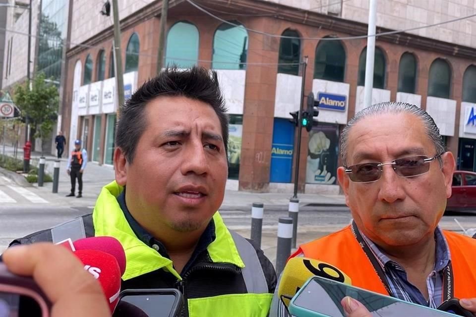 Emmanuel Acevedo, director de Seguridad Vial, explicó que con la adecuación vial ahora los automovilistas tendrán disponibles los tres carriles ordinarios de Morones.