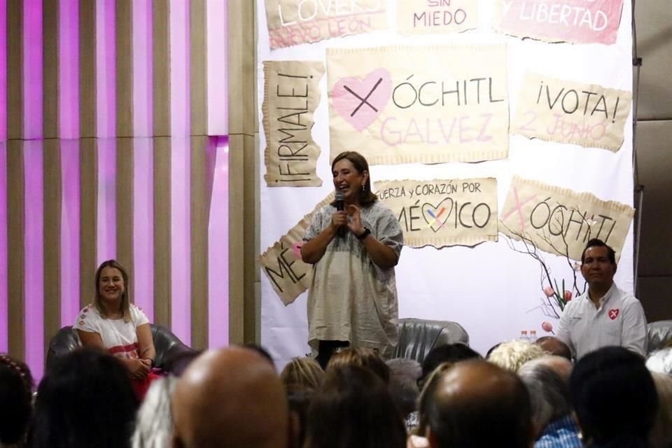 Xóchitl Gálvez, ex candidata presidencial, regresa a NL a agradecer apoyo a simpatizantes y hacer llamado a impulsar nuevos liderazgos.