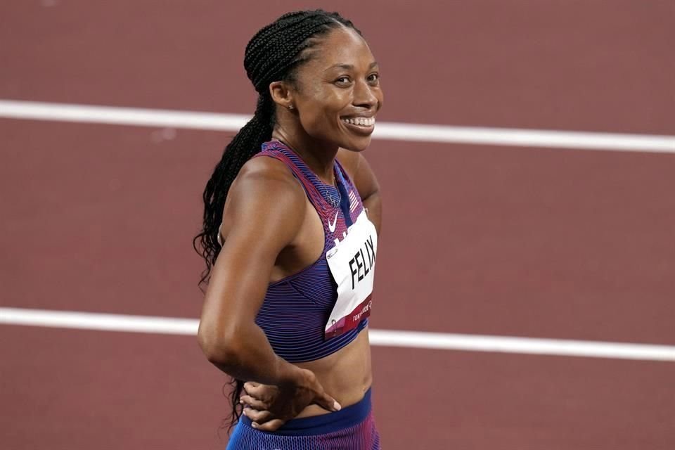 Siete medallas de oro fue la cosecha de Allyson en Juegos Olímpicos, además de 3 platas y un bronce.