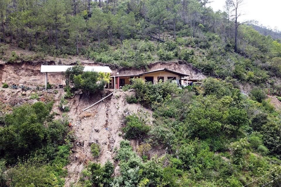 En San José de las Boquillas hay cabañas que no pueden utilizarse.