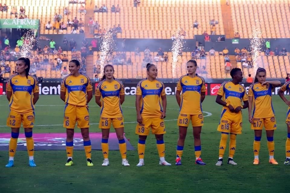 Tigres Femenil no tuvo complicaciones para imponerse este lunes 3-0 a Puebla en el Estadio Universitario, en la Jornada 2 del Apertura 2024.