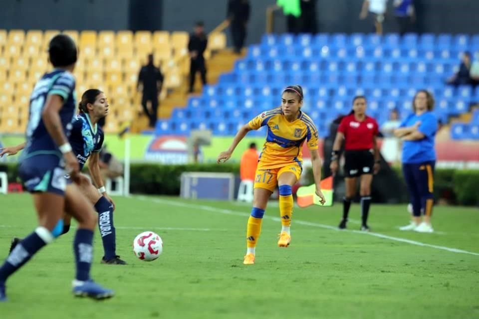 Tigres Femenil no tuvo complicaciones para imponerse este lunes 3-0 a Puebla en el Estadio Universitario, en la Jornada 2 del Apertura 2024.