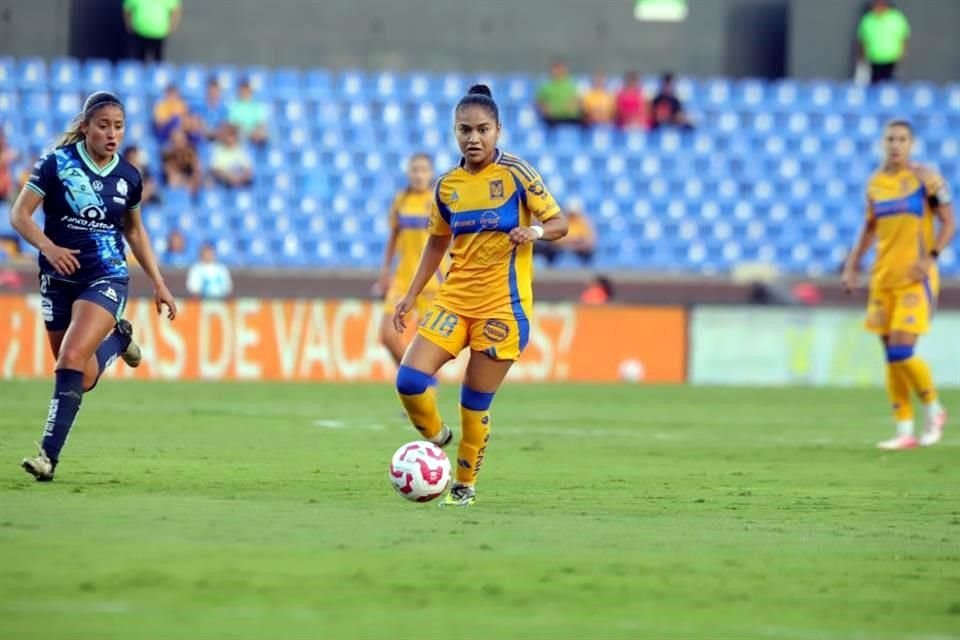 Tigres Femenil no tuvo complicaciones para imponerse este lunes 3-0 a Puebla en el Estadio Universitario, en la Jornada 2 del Apertura 2024.