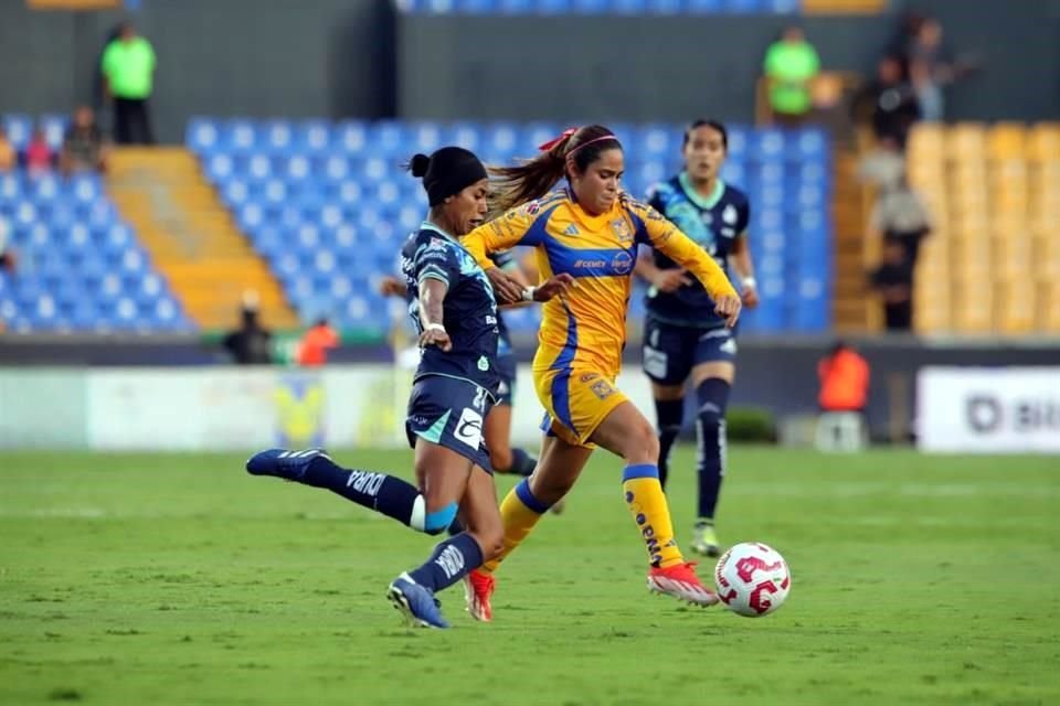 Tigres Femenil no tuvo complicaciones para imponerse este lunes 3-0 a Puebla en el Estadio Universitario, en la Jornada 2 del Apertura 2024.