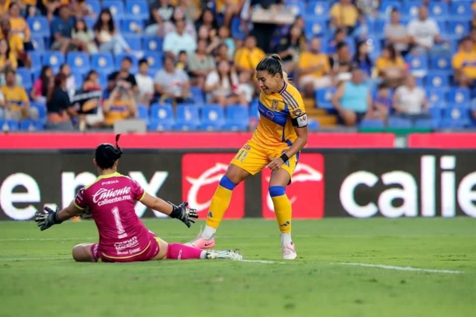 Tigres Femenil no tuvo complicaciones para imponerse este lunes 3-0 a Puebla en el Estadio Universitario, en la Jornada 2 del Apertura 2024.