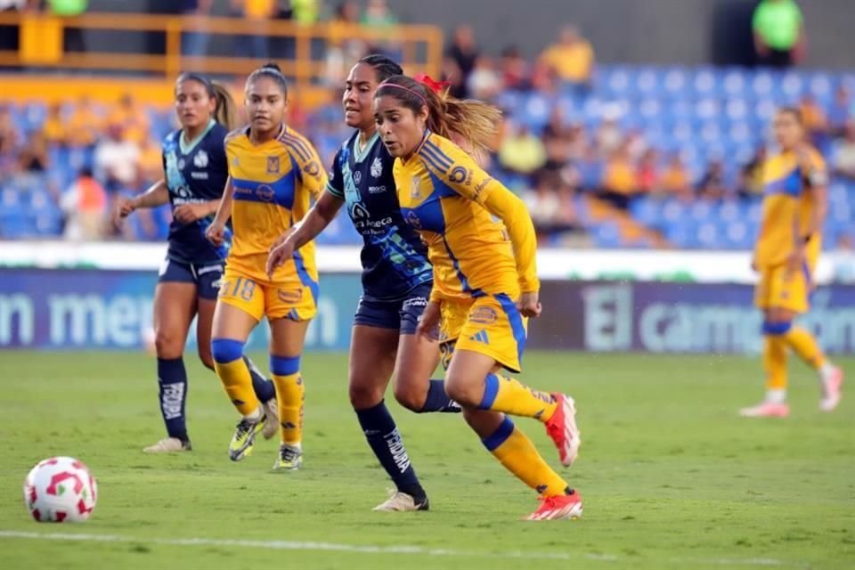 Tigres Femenil no tuvo complicaciones para imponerse este lunes 3-0 a Puebla en el Estadio Universitario, en la Jornada 2 del Apertura 2024.