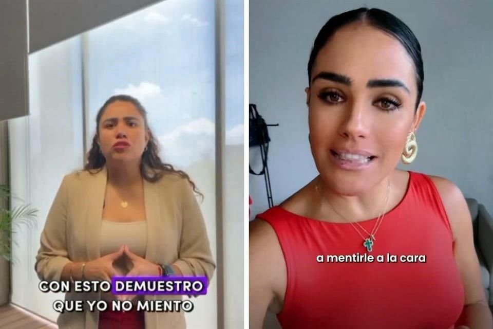 Caty Monreal acusó a Alessandra Rojo de la Vega de violencia de género y afirmó que fue sancionada; por su parte, Rojo de la Vega negó esta versión.