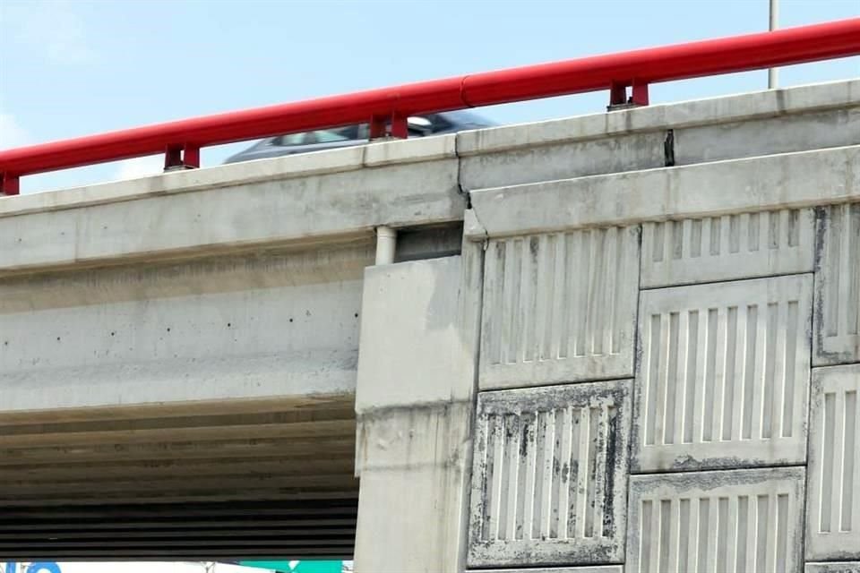 Una sección del puente registró un desplazamiento que será reparado en las siguientes semanas.