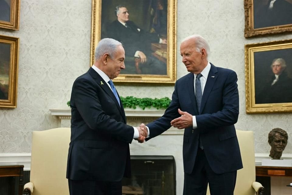 El Presidente Joe Biden se reunió con el Primer Ministro israelí, Benjamin Netanyahu, en la Casa Blanca.