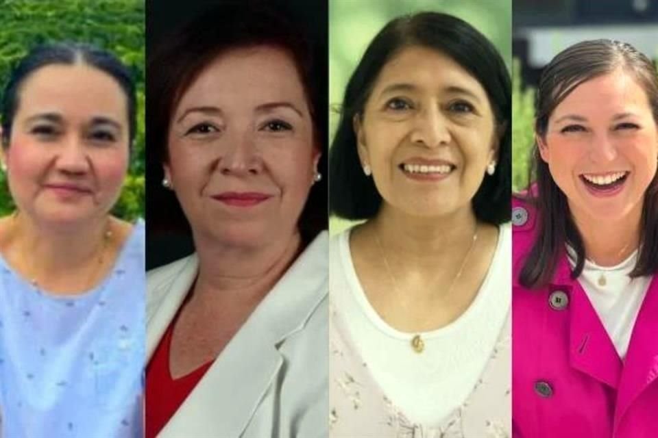 Las víctimas identificadas del fatal accidente (izq. a dcha.): Carla Angulo, Soco Solórzano, Lydia García y Mariana Vela.