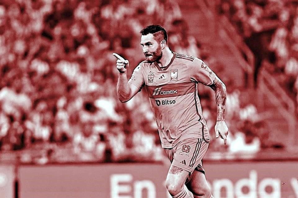 André-Pierre Gignac, futbolista de Tigres.