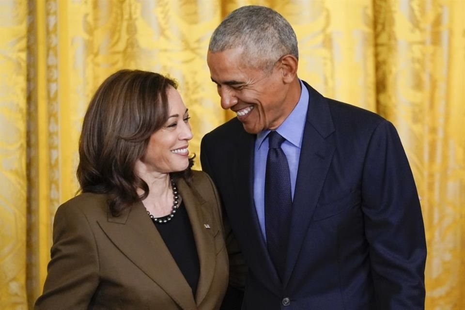 Los Obama anunciaron su respaldo a la candidatura presidencial de Harris.