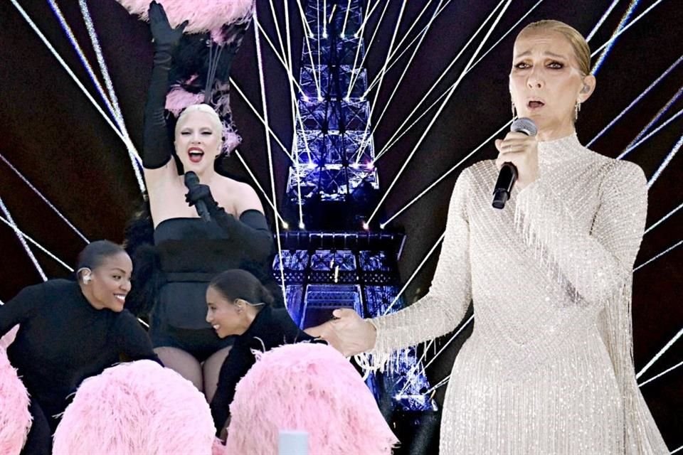 Lady Gaga, Céline Dion y la banda de metal Gojira armaron la fiesta musical en la inauguración de los Juegos Olímpicos de París 2024.