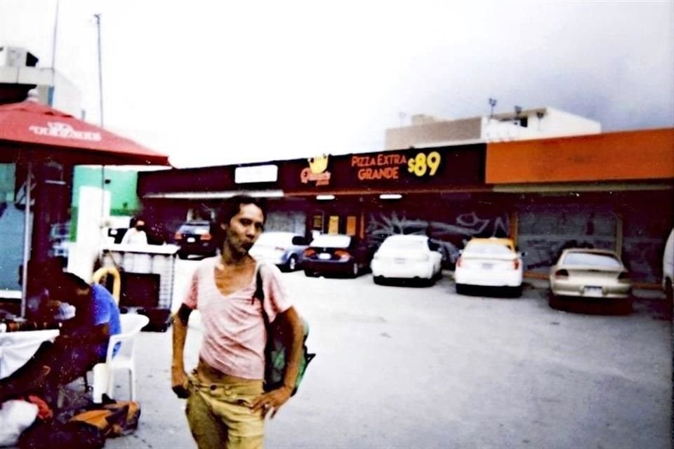 Foto tomada por Trejo de la zona comercial donde los habitantes de la Granja Sanitaria solían protestar por los servicios básicos.